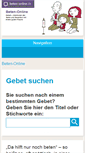 Mobile Screenshot of beten-online.de